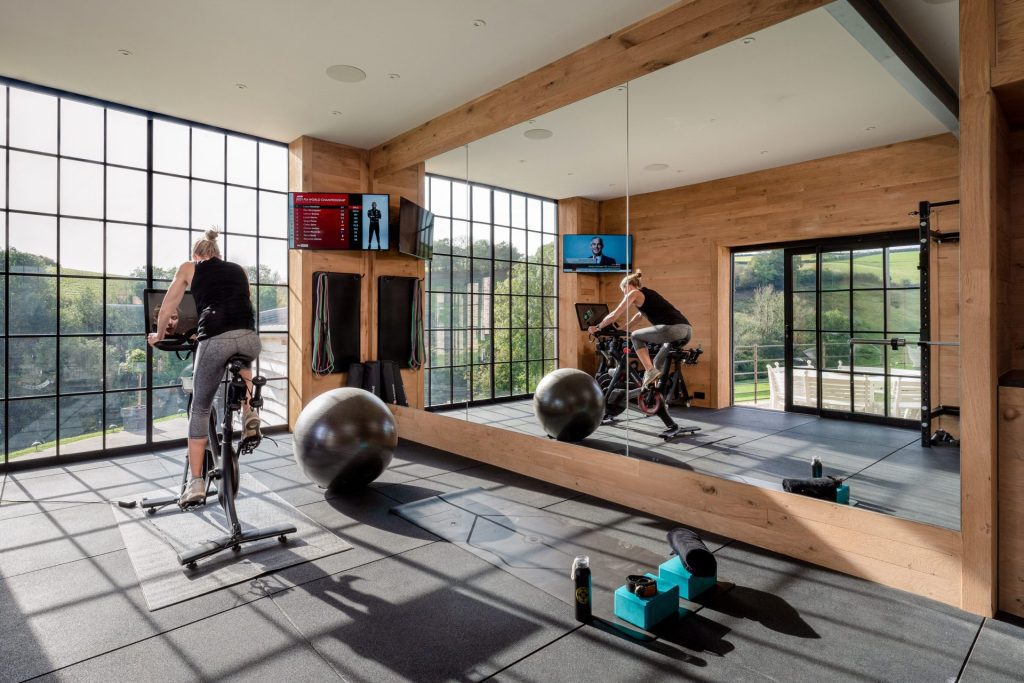Gym and Sauna at Bittescombe Lodge