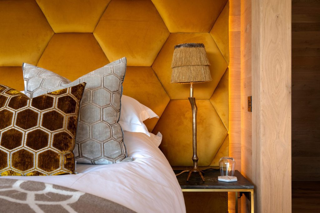 The Bees Knees Bedroom at Bittescombe Lodge