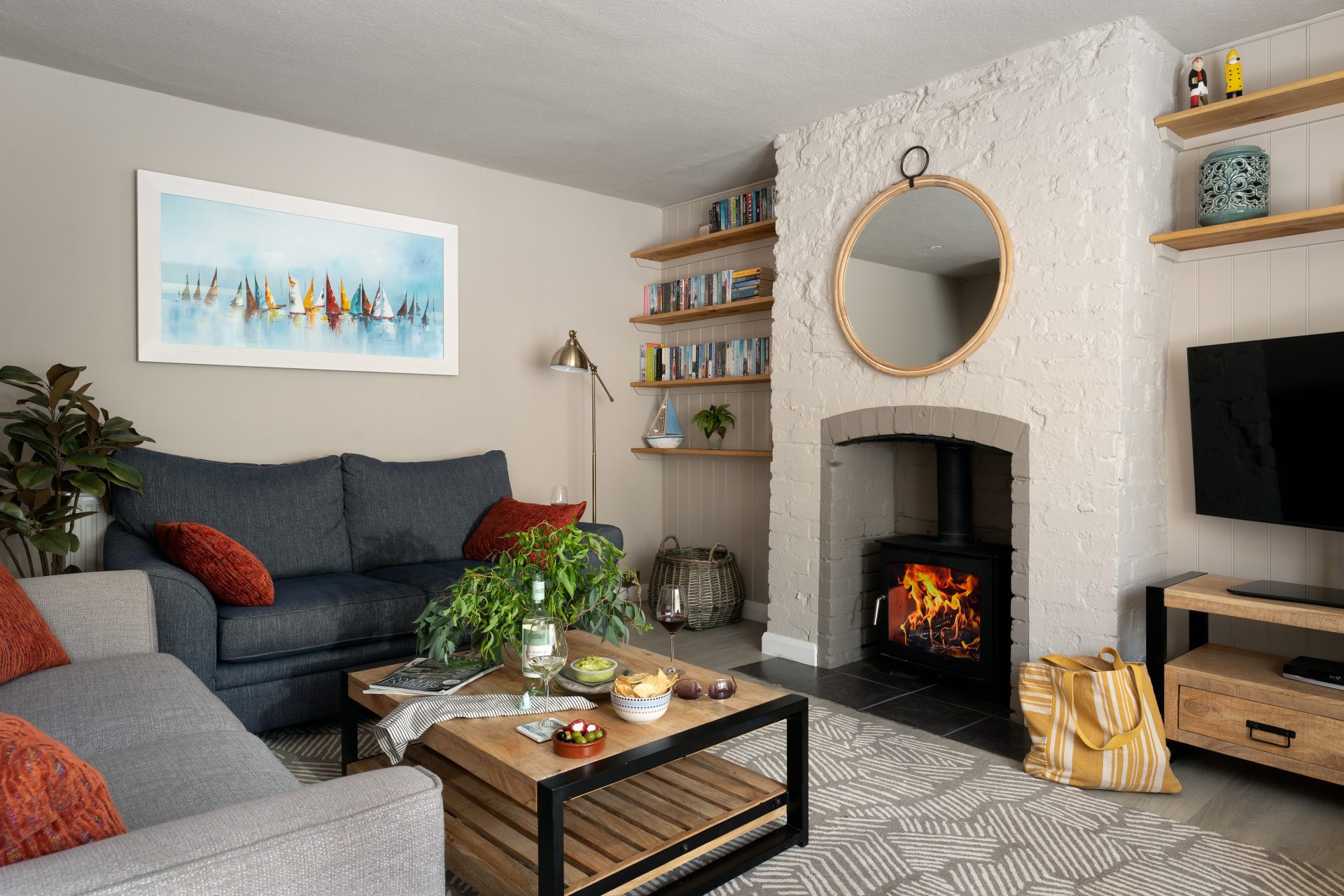 Interior Design and Photography for Gulls Rest in Dartmouth by Sue Vaughton