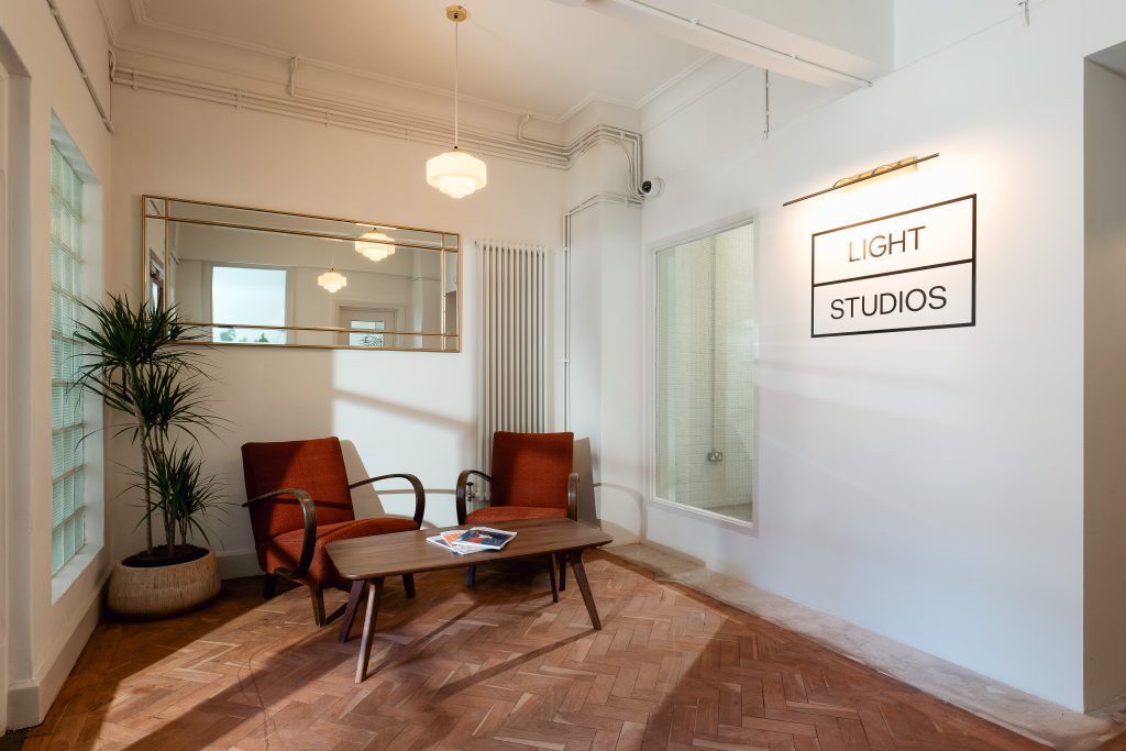 Commercial interior architectural photography for work spaces and artist studios at Light Studios in Plymouth by Eat Work Art