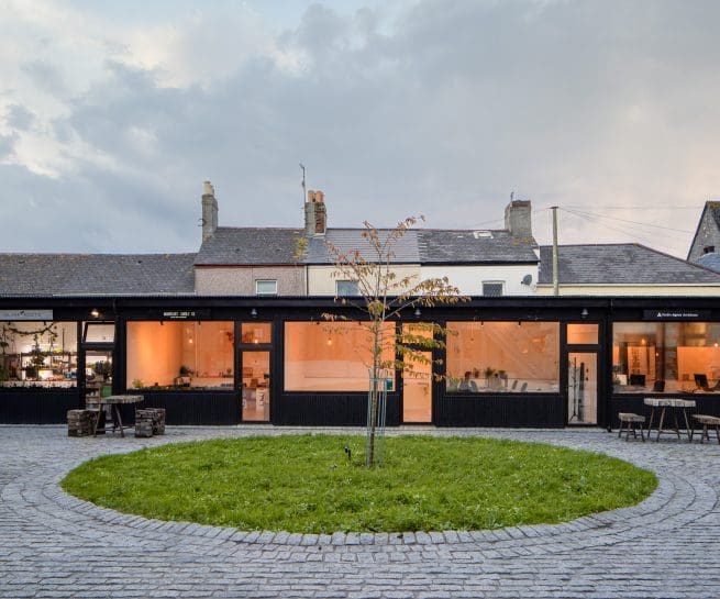 Architectural photography at Alma Yard, a historic site in Plymouth's East End, now offers flexible workspaces and studios for creative professionals.