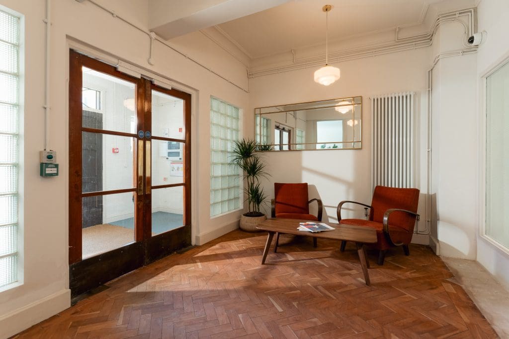 Commercial photography at Light Studios in Plymouth with 21 light-filled studio spaces and rooftop terrace with city views for events and relaxation.