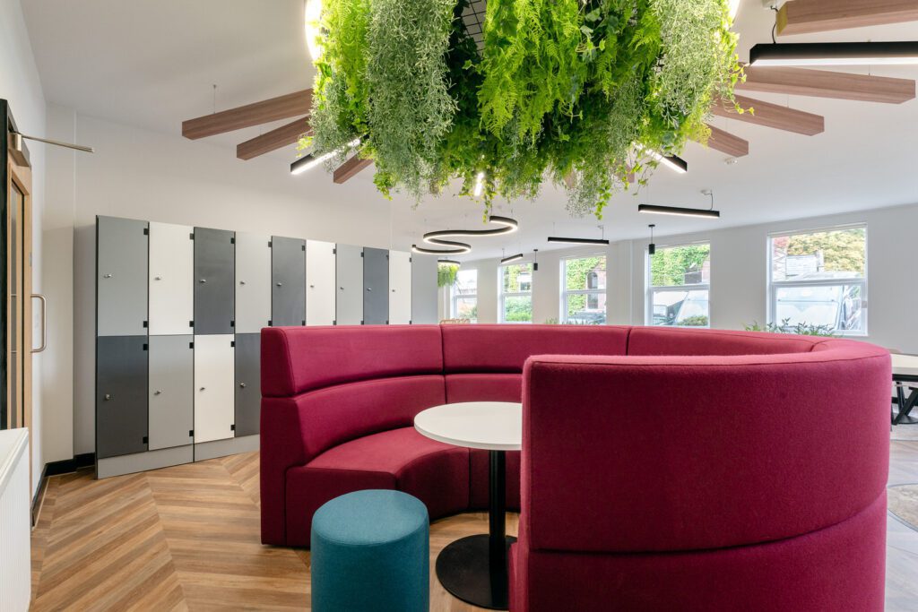 Taskspace Interior Design of The Maynards School Sixth Form and photographed by Sue Vaughton Photography