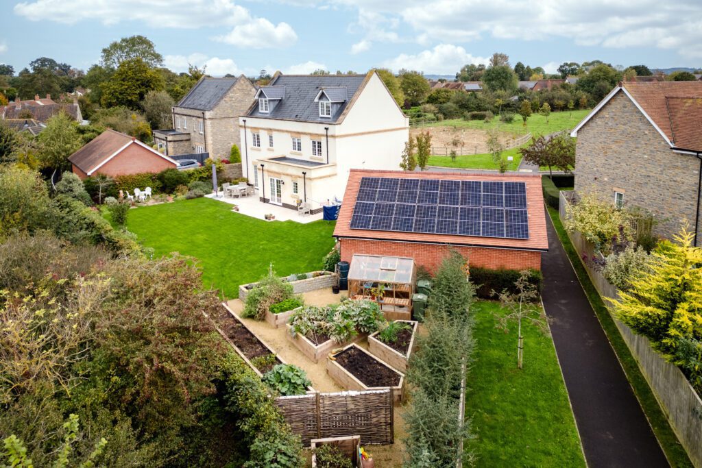 Forest Solar & Electrical Services – aerial and architectural ground photography of commercial and industrial electrical service installations by Sue Vaughton