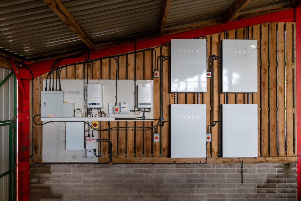 Forest Solar & Electrical Services – aerial and architectural ground photography of commercial and industrial electrical service installations by Sue Vaughton