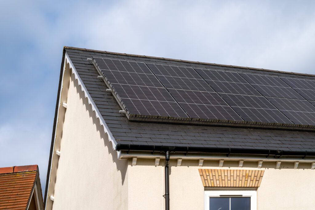 Forest Solar & Electrical Services – aerial and architectural ground photography of commercial and industrial electrical service installations by Sue Vaughton